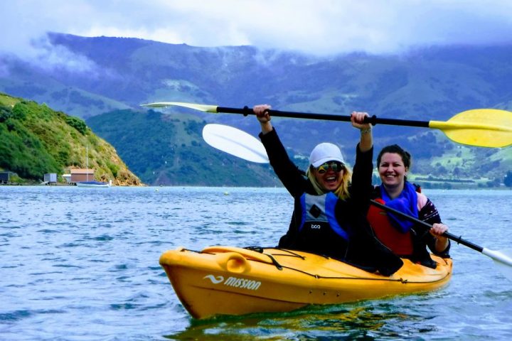 yellow kayak