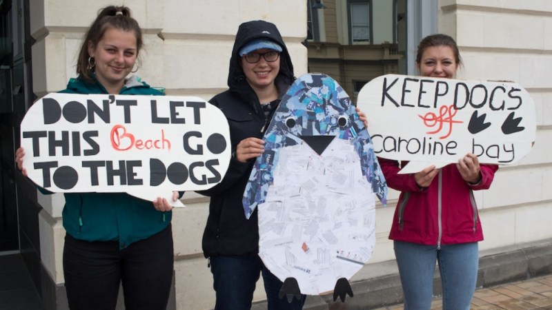 Forest-and-Bird-Members-Protest